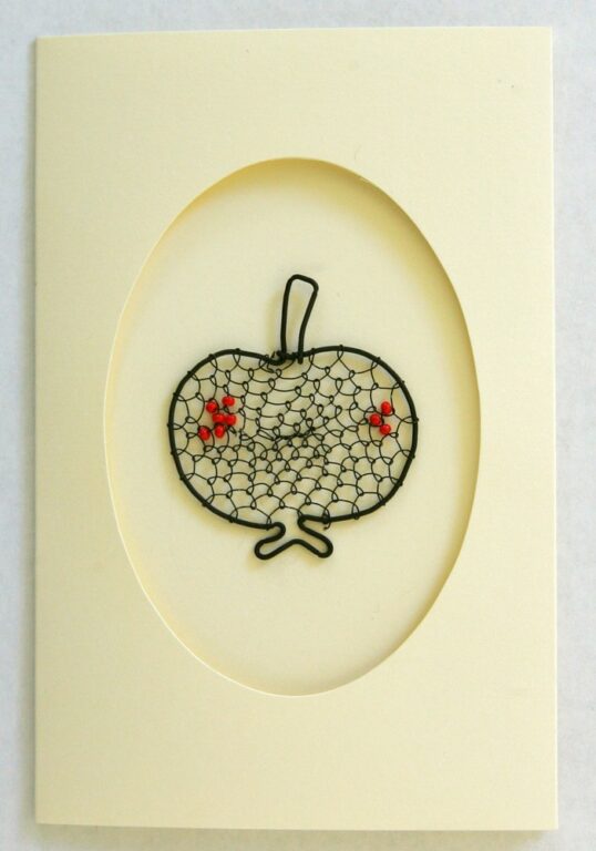 pozdrav papierový jablko