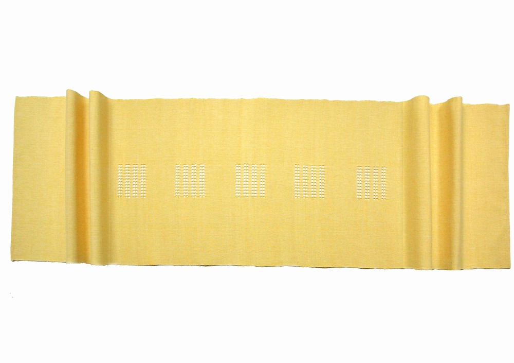 prestieranie tkané ľanové 5 x 4  8 cm ažúrami