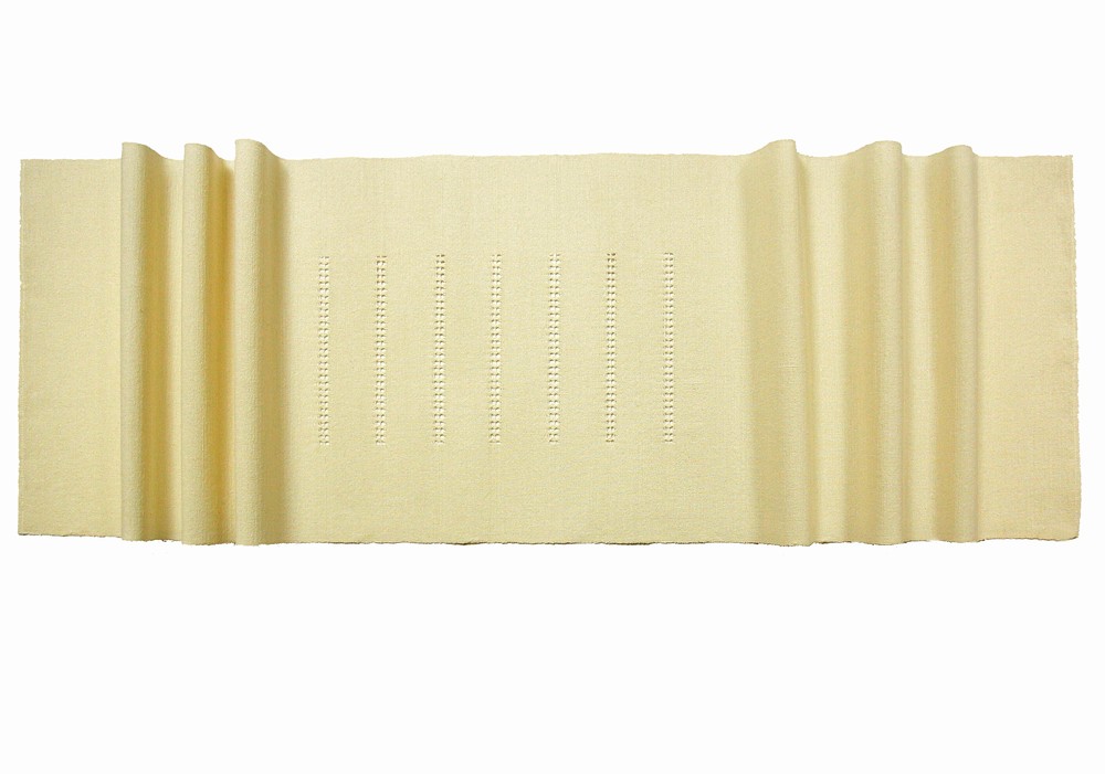 obrus tkaný ľanový s 10  20 cm ažúrami