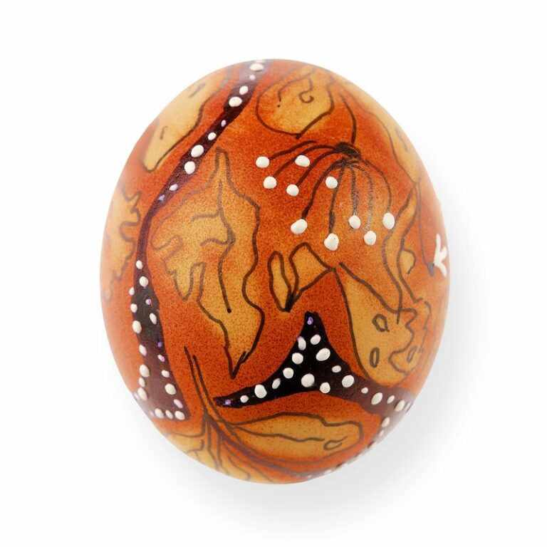 Kraslica batikovaná – slepačia