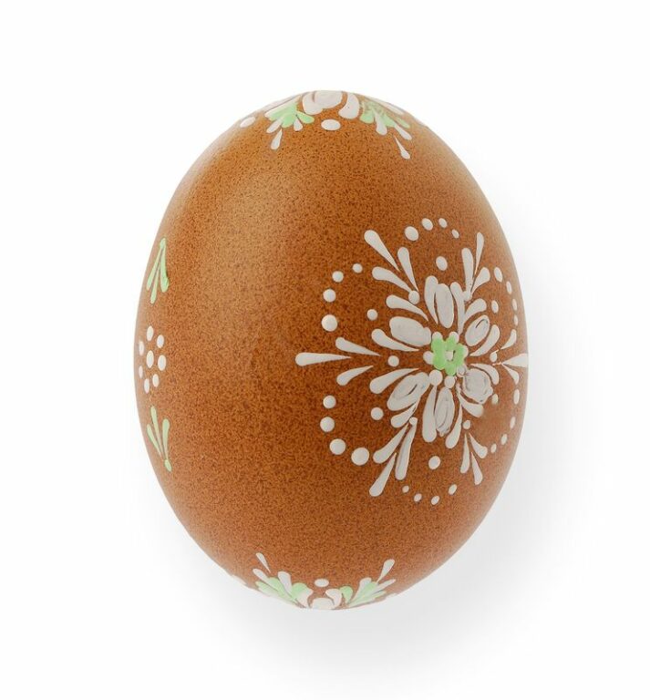 Kraslica zdobená voskom – slepačia