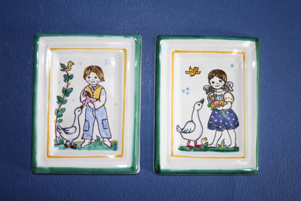 kachlica majoliková obdĺžnik malá