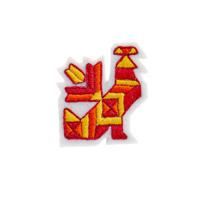 Ručne vyšívaná brošňa