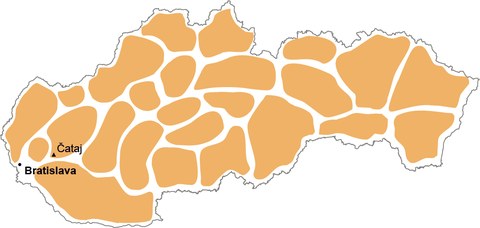 Čataj mapa