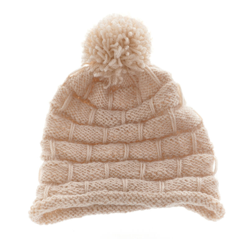 Čiapka pletená – s brmbolcom b