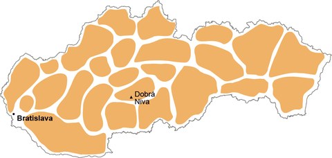 Dobrá Niva mapa