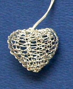 ozdoba drôtená srdiečko