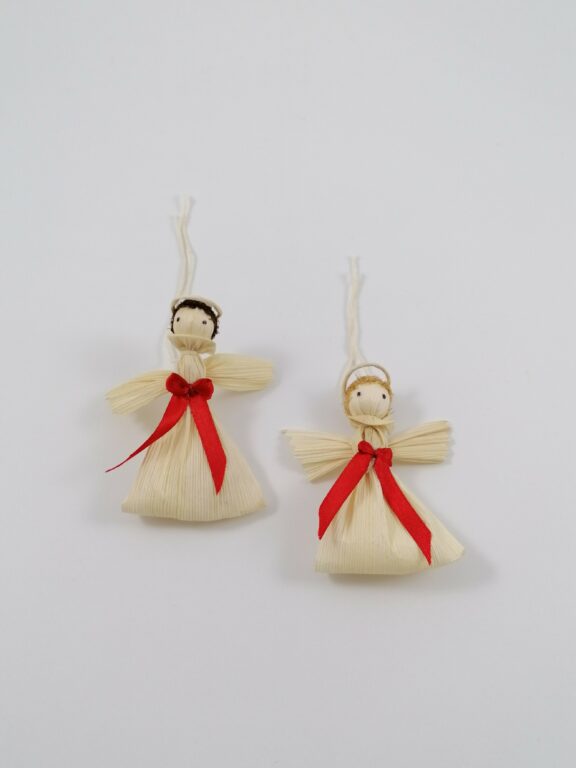 Figúrka šúpoľová – anjel závesný (so stuhou)