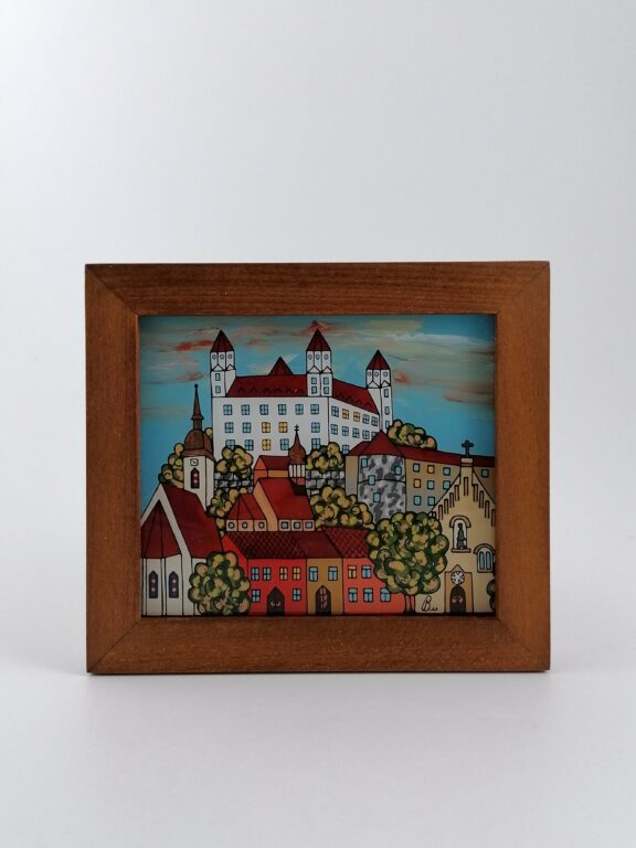 Podmaľba na sklo – Bratislavský hrad