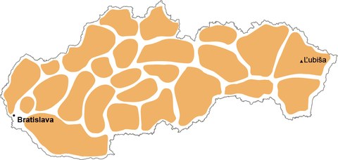 Ľubiša mapa