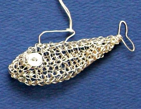 ozdoba drôtená rybka