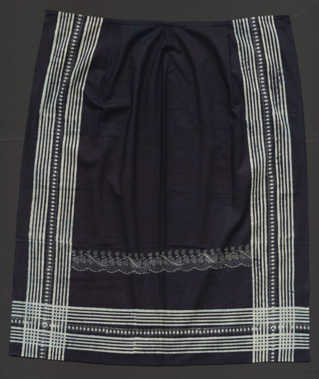 Zástera modrotlačová