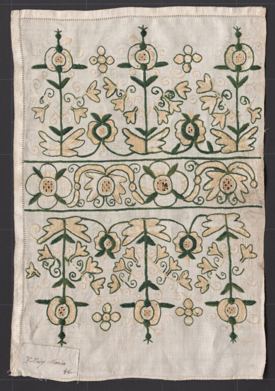 Šatka dlhá – časť