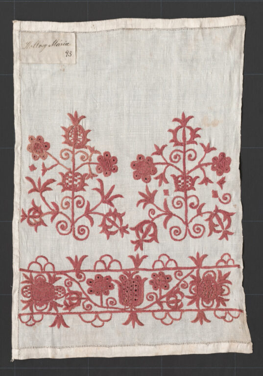 Šatka dlhá – časť