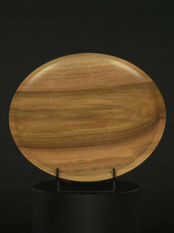 Misa drevená sústružená plytká