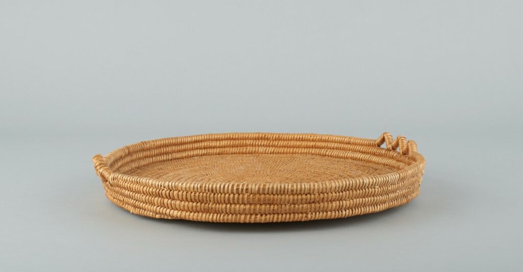 Podnos slamený okrúhly