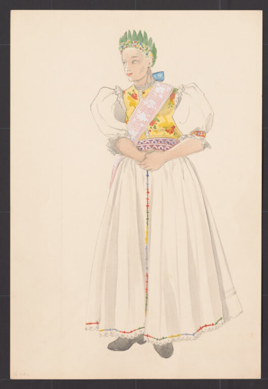 Kresba – odev družice