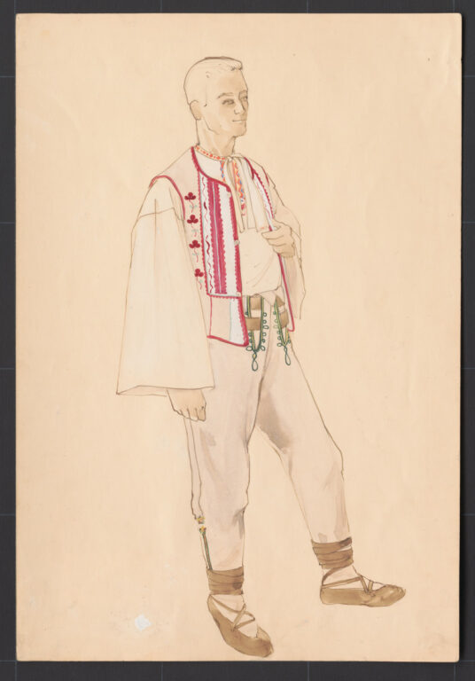 Kresba – odev mužský letný