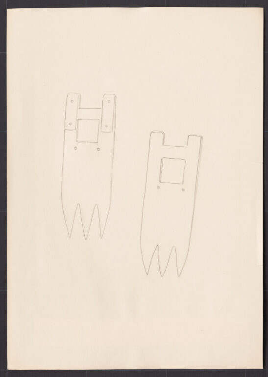 Kresba – drevená podložka k účesu