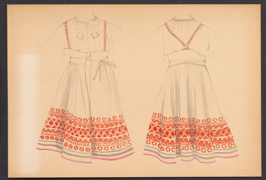 Kresba – spodná sukňa