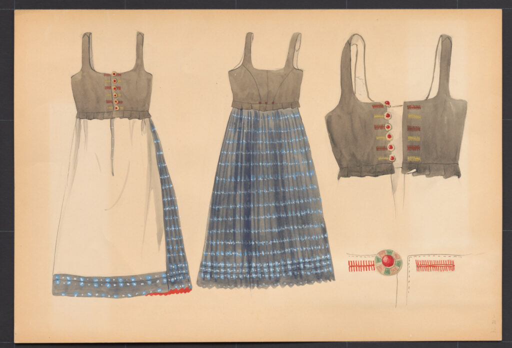 Kresba – sukňa zošitá so živôtikom