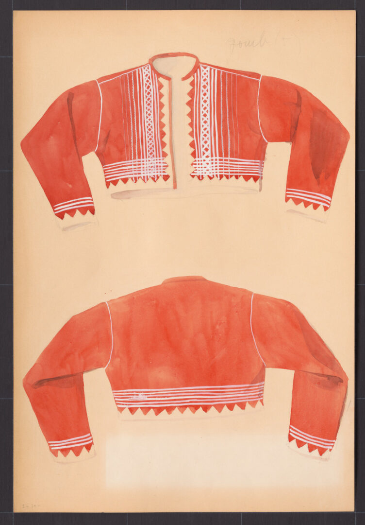 Kresba – kabátik ženský