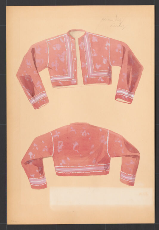 Kresba – kabátik ženský