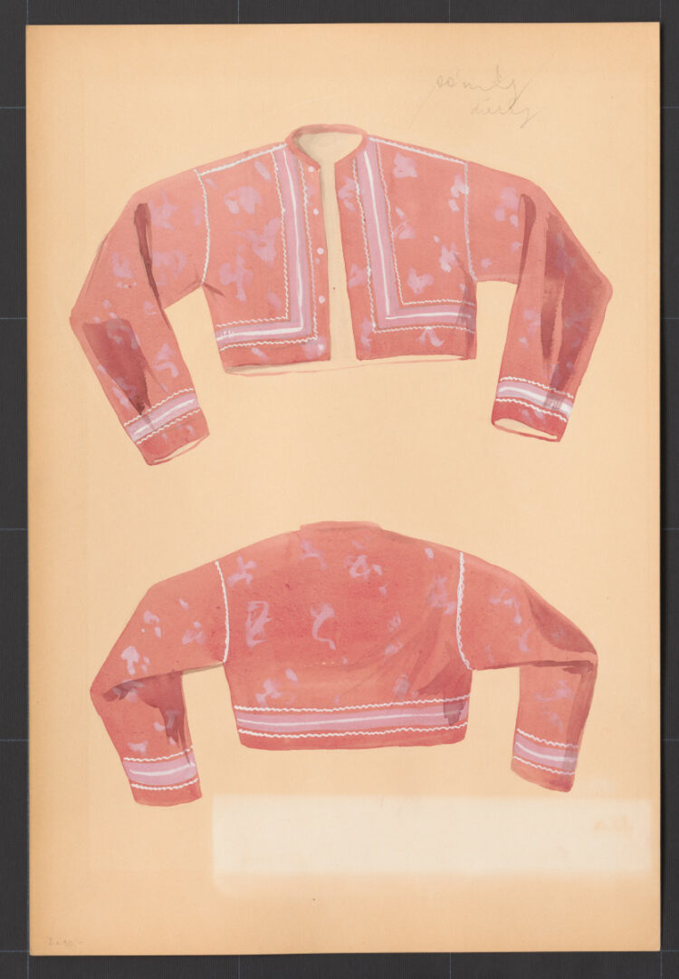 Kresba – kabátik ženský