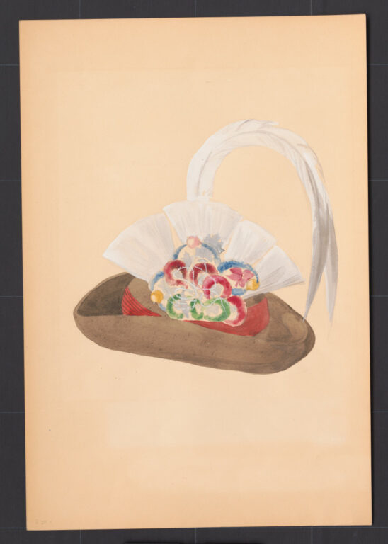 Kresba – klobúk pre mládenca s pierkom