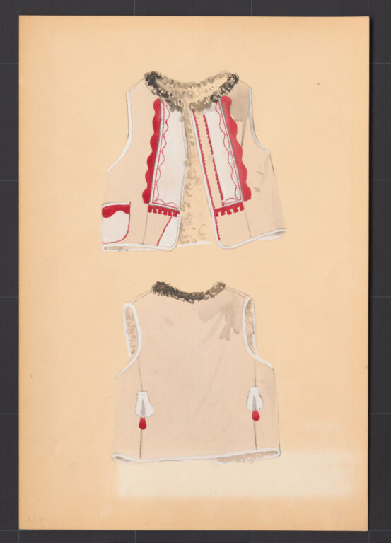 Kresba – kožuštek mužský