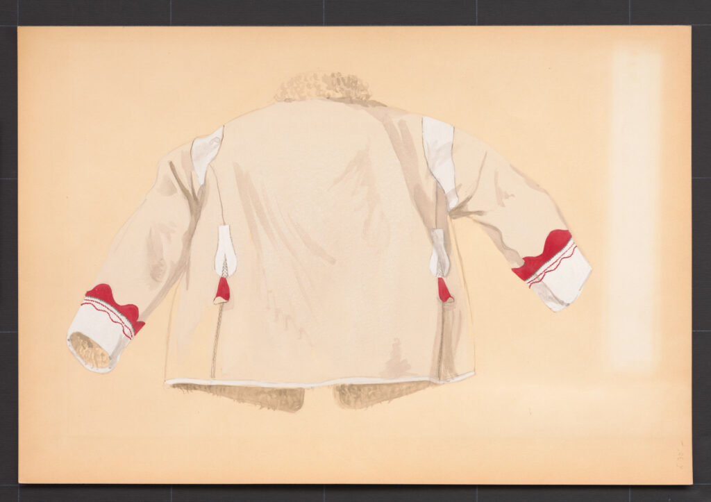 Kresba – kožuch mužský