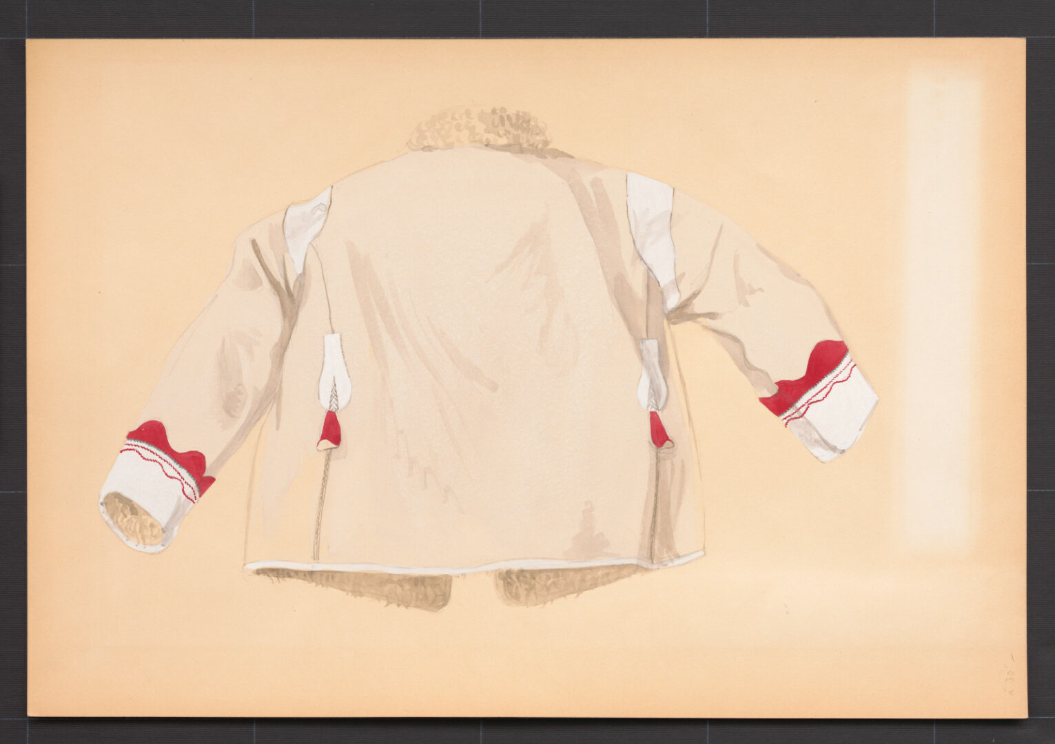 Kresba – kožuch mužský