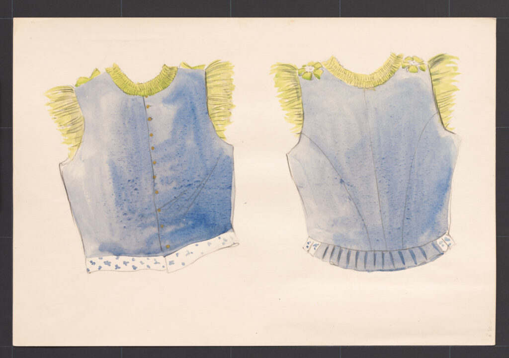 Kresba – živôtik ženský sviatočný