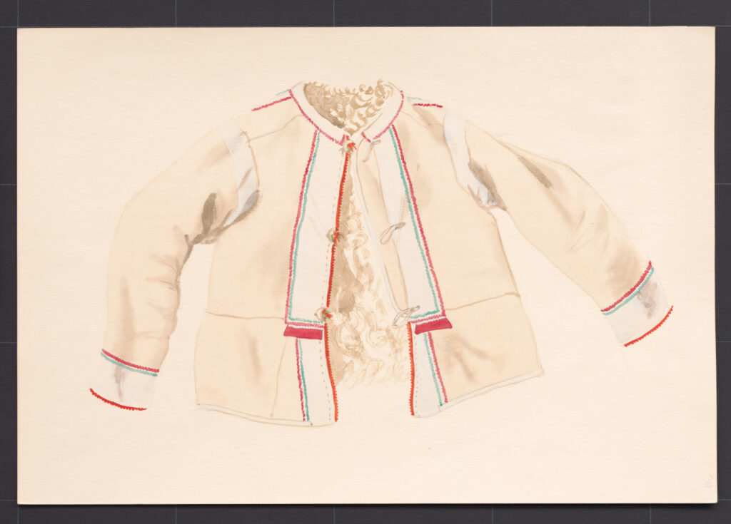 Kresba – kožuch ženský