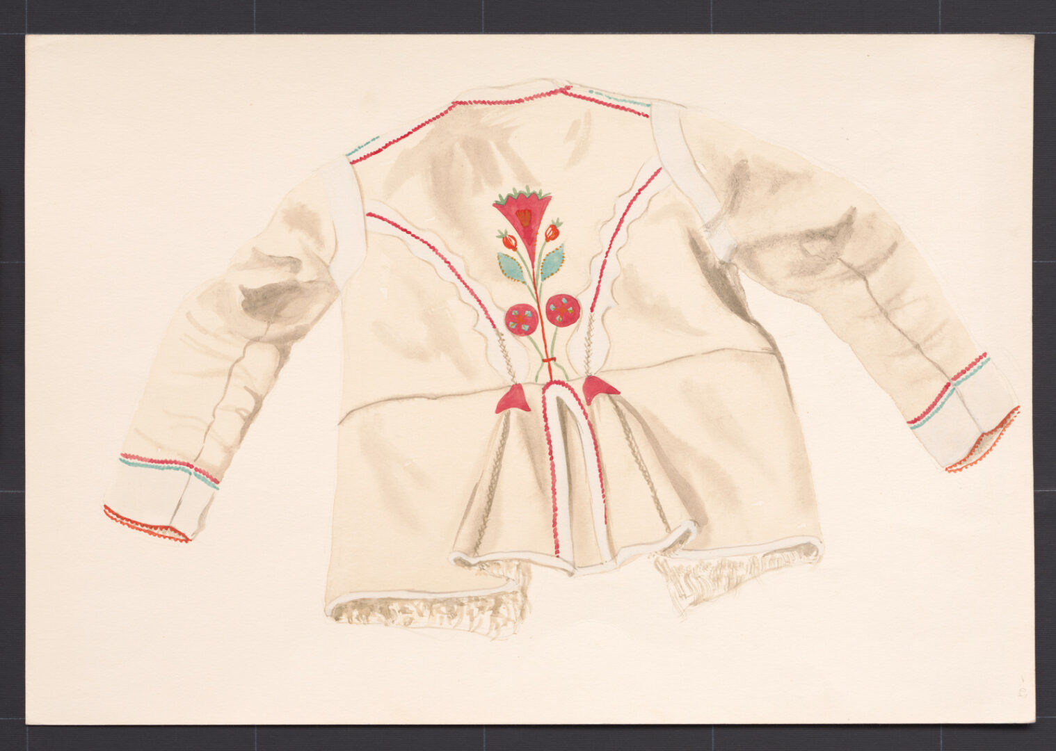 Kresba – kožuch ženský