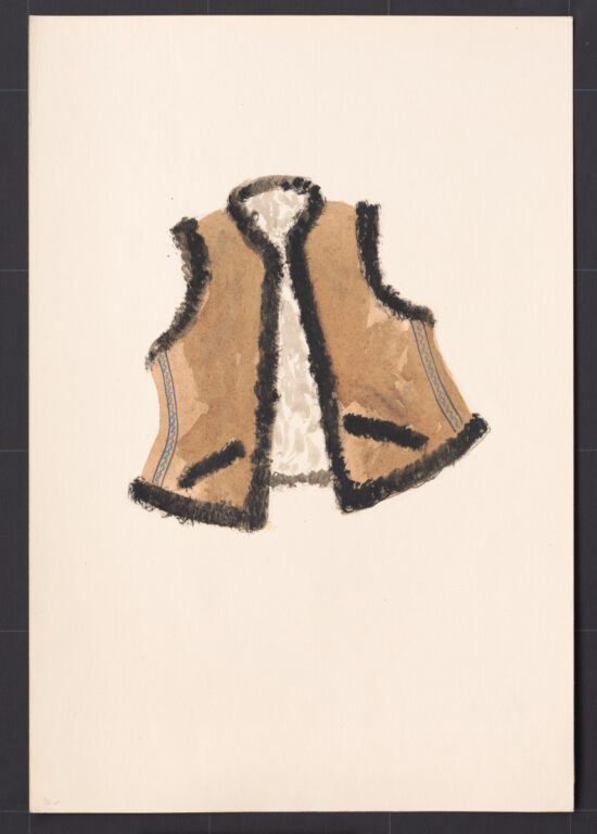 Kresba – kožuštek ženský