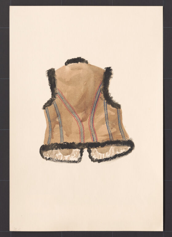 Kresba – kožuštek ženský