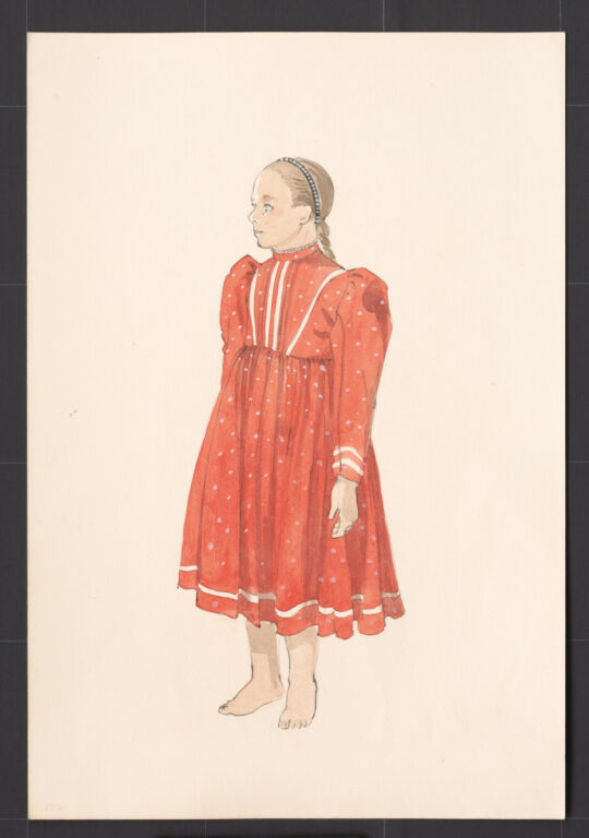 Kresba – šaty detské