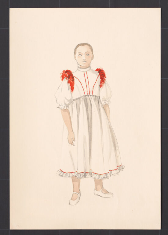 Kresba – odev dievčenský