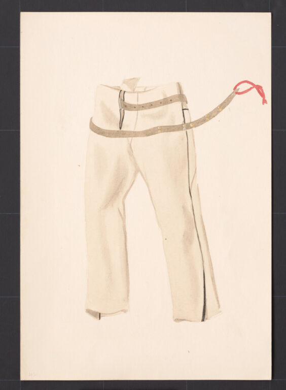 Kresba – nohavice súkenné