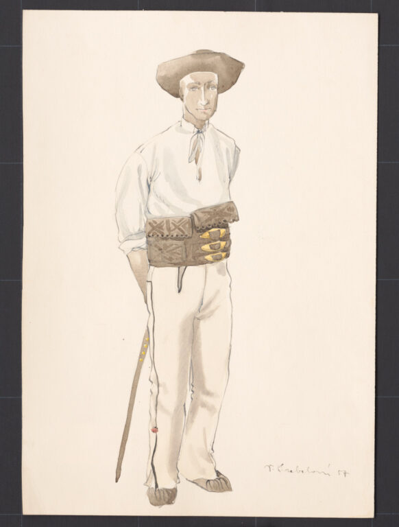 Kresba – odev mužský pracovný