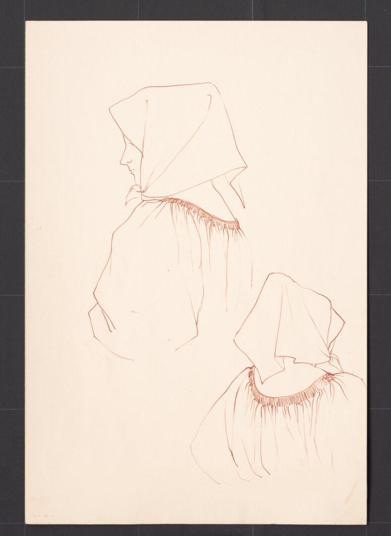 Kresba – šatka – spôsob viazania