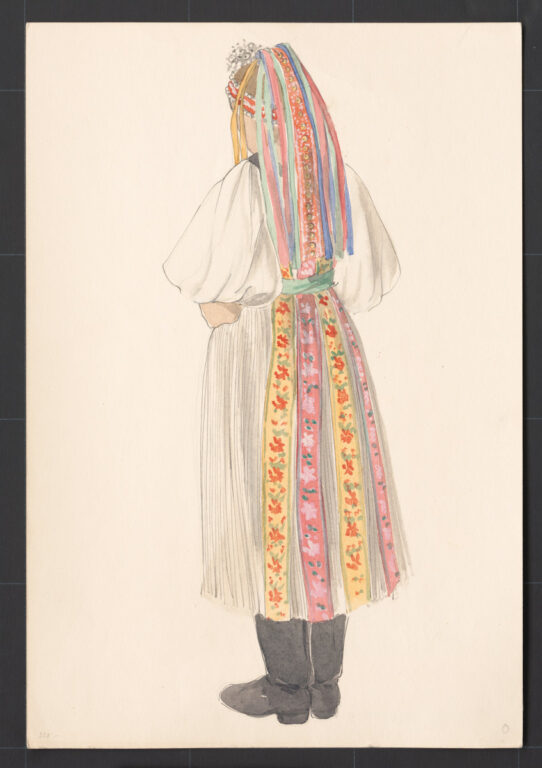 Kresba – odev družice