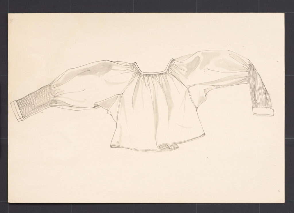 Kresba – oplecko ženské