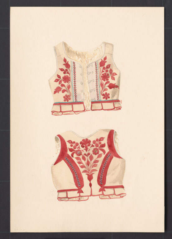 Kresba – kožuštek ženský