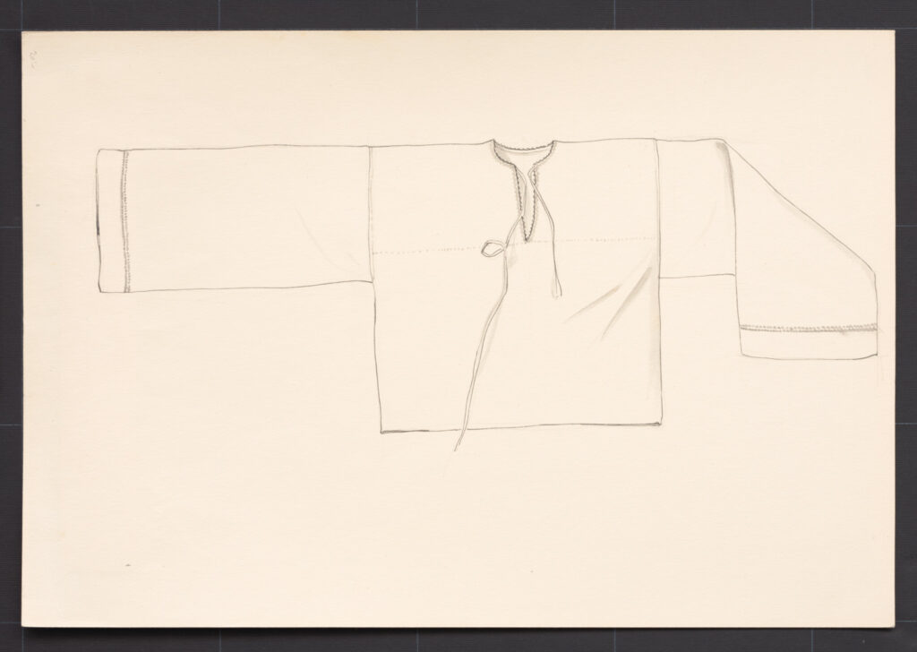 Kresba – košeľa mužská