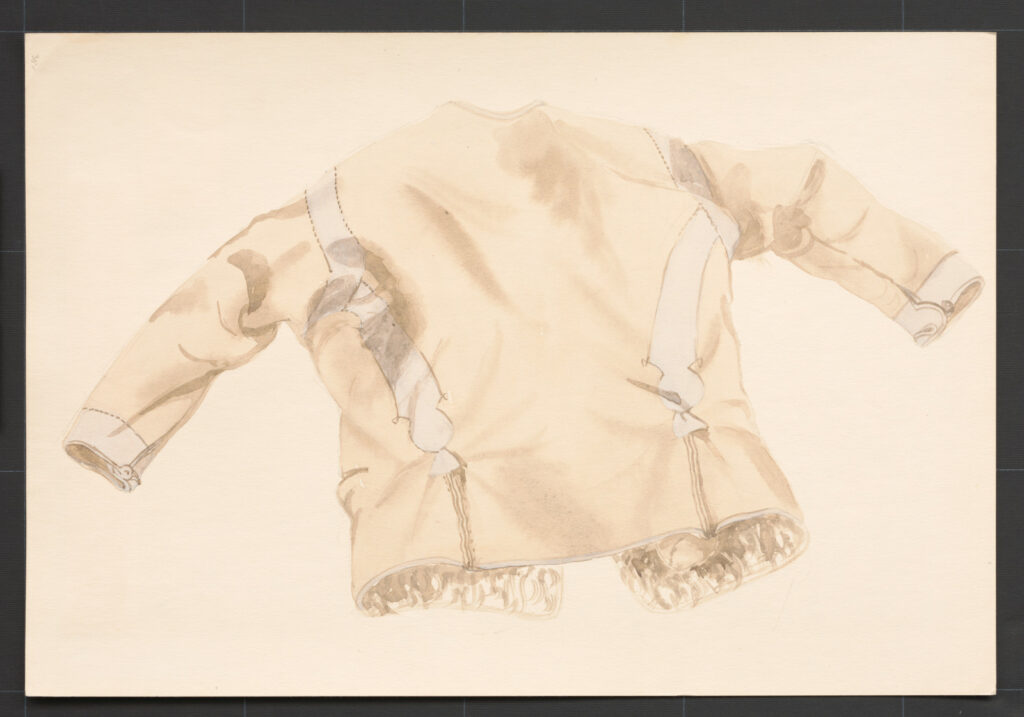 Kresba – kožuch mužský