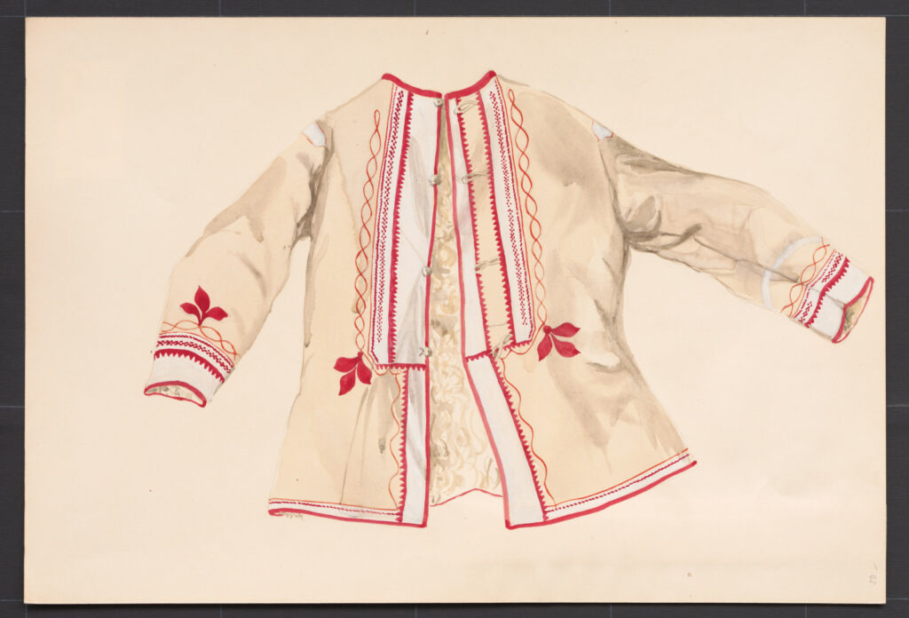 Kresba – kožuch ženský