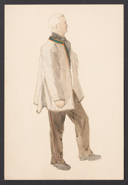 Kresba – odev mužský zimný