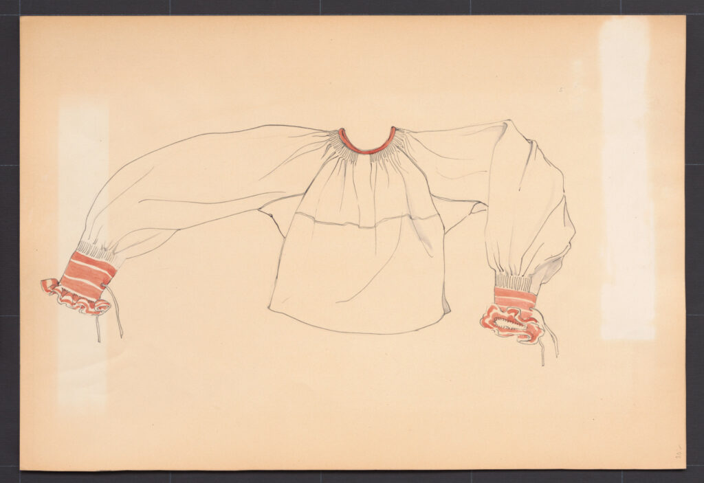 Kresba – oplecko ženské